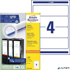   Iratrendező etikett, univerzális, 61x192 mm, AVERY ZWECKFORM, 400 etikett/csomag