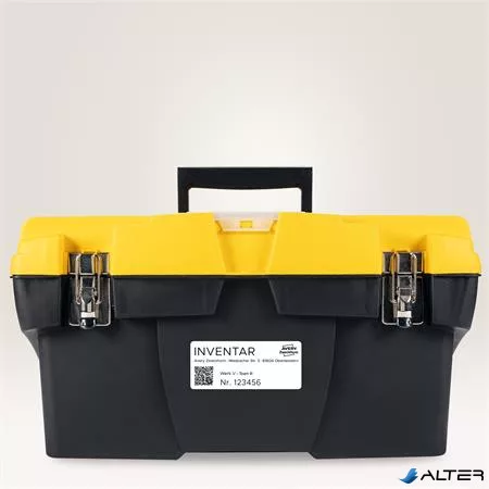 Etikett, 99,1x139 mm, poliészter, időjárásálló, AVERY ZWECKFORM, fehér, 80 etikett/csomag