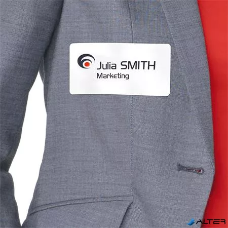 Etikett, eltávolítható, kerekített sarkú, 80x50 mm, textilhez, AVERY ZWECKFORM, 200 etikett/csomag