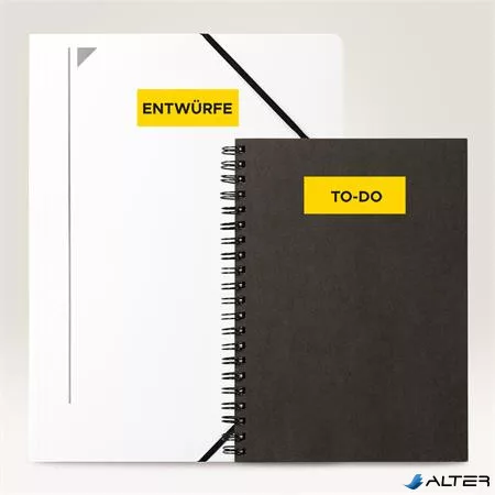 Etikett, univerzális, 38,1x 21,2mm, eltávolítható, kerekített sarkú, AVERY ZWECKFORM, 1300 etikett/csomag, sárga