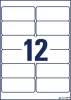 Etikett, univerzális, 99,1x42,3 mm, extra erős, polietilén, AVERY ZWECKFORM, 120 etikett/csomag