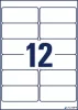 Etikett, univerzális, 99,1x42,3 mm, extra erős, polietilén, AVERY ZWECKFORM, 120 etikett/csomag
