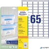 Etikett, 38,1x21,2 mm, fagyasztható, AVERY ZWECKFORM, 1625 etikett/csomag