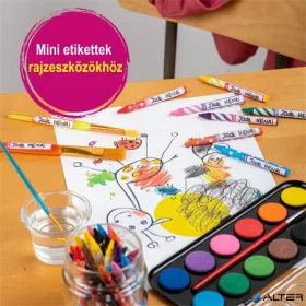   Etikett, tollcímke, 50x10 mm, kézzel írható, AVERY ZWECKFORM, kék-zöld, 30 etikett/csomag