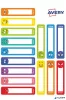 Etikett, tollcímke, 50x10 mm, kézzel írható, AVERY ZWECKFORM, vicces-színes, 30 etikett/csomag