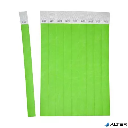 Karszalag, szakadásbiztos, 265x19 mm,  AVERY ZWECKFORM "Tyvek", zöld