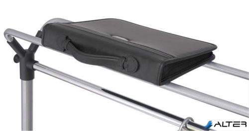 Ruhaállvány, mobil, 3db vállfával, ALBA, szürke