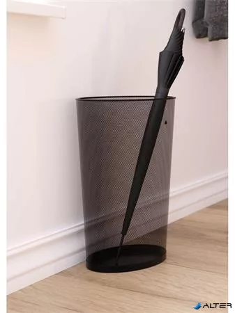 Esernyőtartó, fémhálós, ALBA "Rain", fekete