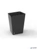 Papírkosár, fém, 18 l, ALBA, fekete