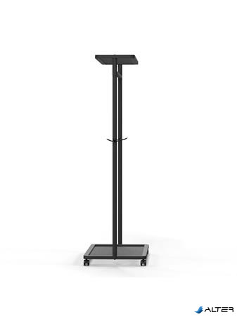 Ruhaállvány, mobil, fém váz, ALBA 'Noko', fekete