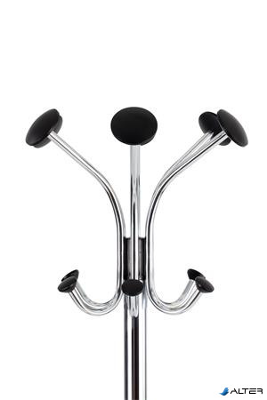 Ruhafogas, fém váz, műanyag gombokkal, ALBA "Chromy", króm