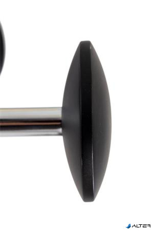 Ruhafogas, fém váz, műanyag gombokkal, ALBA "Chromy", króm