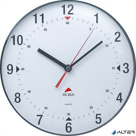 Falióra, 25 cm, ALBA 'Classic', áttetsző szürke