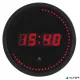 Falióra, LED kijelzős, 30 cm, ALBA "Horled", fekete