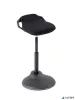 Ülő/álló szék, ergonomikus, ALBA "Flexy", fekete
