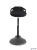 Ülő/álló szék, ergonomikus, ALBA "Flexy", fekete