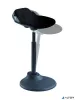 Ülő/álló szék, ergonomikus, ALBA "Flexy", fekete