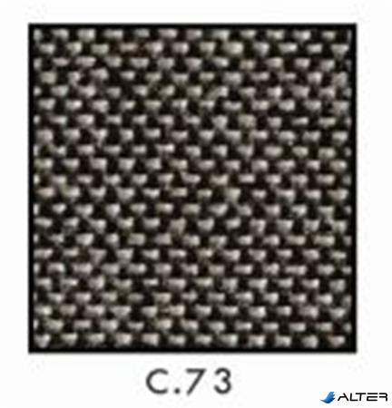 Tárgyalószék, szövetborítás, fekete fémváz, "Felicia", fekete-szürke