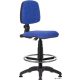 Irodai forgószék, lábtartóval, tappanccsal 'Bora', kék