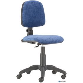   Irodai forgószék, szövetborítás, fekete lábkereszt, 'Bora', kék