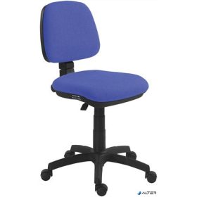   Irodai forgószék, szövetborítás, fekete lábkereszt, "Bora", kék