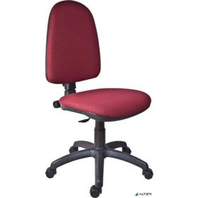   Irodai forgószék, szövetborítás, fekete lábkereszt, Megane, bordó