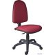 Irodai forgószék, szövetborítás, fekete lábkereszt, Megane, bordó