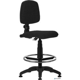   Irodai forgószék, lábtartóval, tappanccsal "Bora", fekete