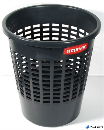 Papírkosár, 10 l, CURVER, fekete