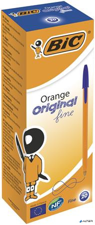 Golyóstoll, 0,3 mm, kupakos, BIC "Orange Original Fine", kék