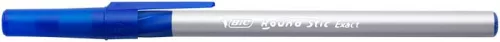 Golyóstoll, 0,28 mm, kupakos, BIC 'Round Stic Exact', kék