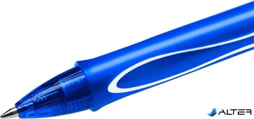 Zseléstoll, 0,3 mm, nyomógombos, BIC "Gel-ocity Quick Dry", kék