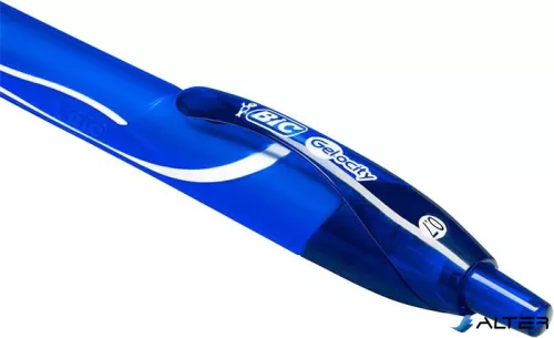 Zseléstoll, 0,3 mm, nyomógombos, BIC "Gel-ocity Quick Dry", kék