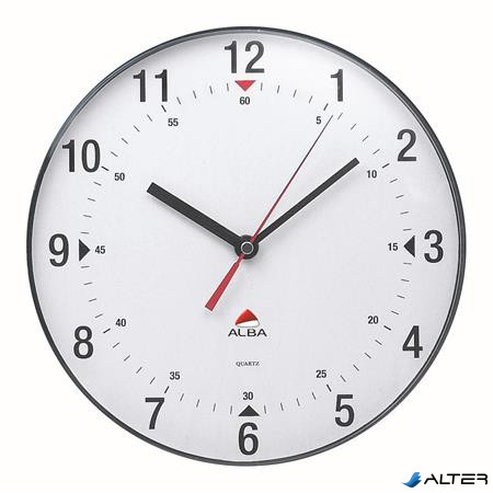 Falióra, mágneses hátlappal, 25 cm, ALBA "Classic", fekete