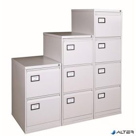   Függőmappatároló fémszekrény, 3 fiókos, MAYAH, szürke