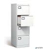 Függőmappatároló fémszekrény, 4 fiókos, MAYAH, szürke