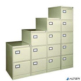 Függőmappatároló fémszekrény, 2 fiókos, MAYAH, bézs