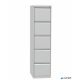 Függőmappatároló fémszekrény, 5 fiókos, MAYAH, szürke