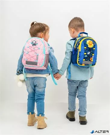 Hátizsák, cipzáras, BELMIL 'Mini Kiddy Little Jungle', dzsungel