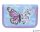 Tolltartó, klapnis, cipzáras, BELMIL "Purple Blue Butterfly", lila, pillangó