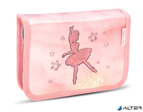 Tolltartó, 2 klapnis, BELMIL "Ballerina" fekete-rózsaszín