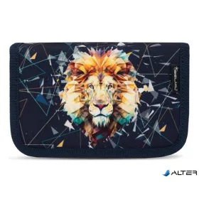   Tolltartó, klapnis, cipzáras, BELMIL "Lion", fekete, oroszlán