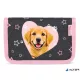 Tolltartó, klapnis, cipzáras, BELMIL "Starry Paws", kutya, golden retriever