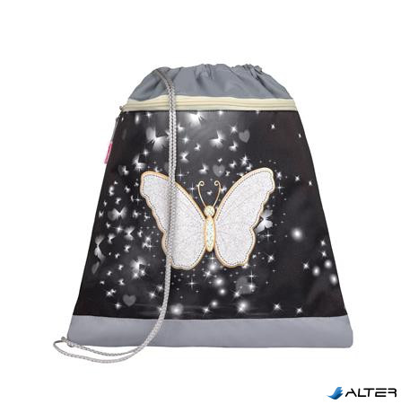 Tornazsák, BELMIL "Amazing Butterfly", szürke-fekete, pillangó