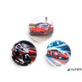   Matrica, tépőzáras, Classy Plus táskához, BELMIL 'No Limit' versenyautó