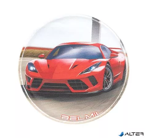 Matrica, tépőzáras, Classy Plus táskához, BELMIL 'No Limit' versenyautó