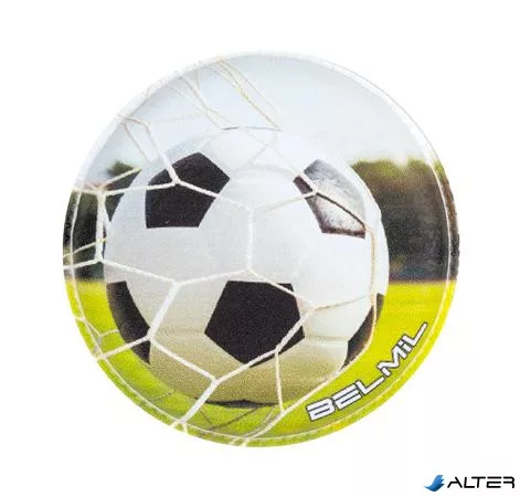 Matrica, tépőzáras, Classy Plus táskához, BELMIL 'Football', foci