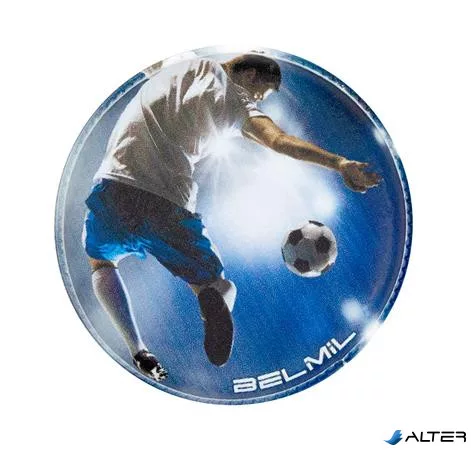 Matrica, tépőzáras, Classy Plus táskához, BELMIL 'Football', foci