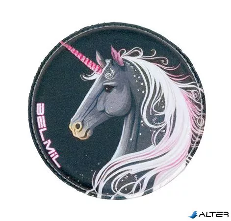 Matrica, tépőzáras, Classy Plus táskához, BELMIL 'Unicorn Dream', unikornis