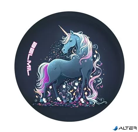 Matrica, tépőzáras, Classy Plus táskához, BELMIL 'Unicorn Dream', unikornis